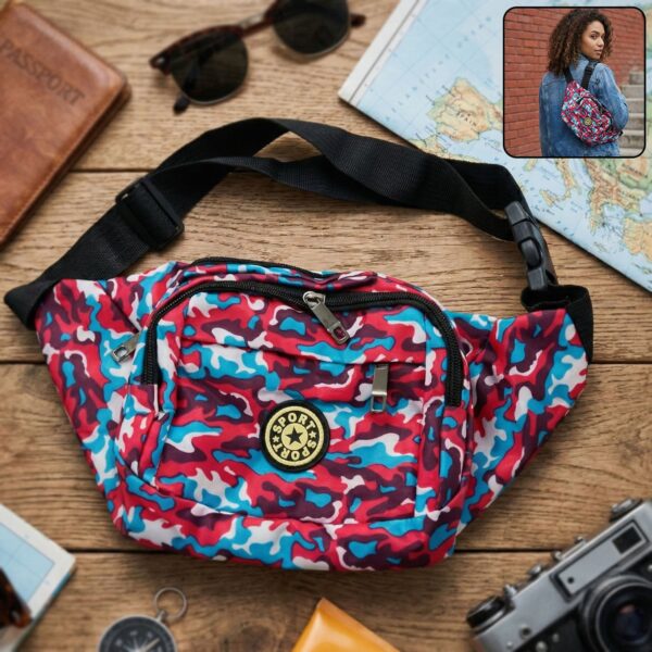 Stylish Multi Purpose Waist Bag and Cross-body Sling Pouch
