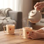 Elegant Heart Design Mini Tea & Coffee Mug Set (100ML, 6 Pc) - Image 4