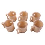 Elegant Heart Design Mini Tea & Coffee Mug Set (100ML, 6 Pc) - Image 5