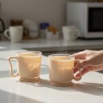 Elegant Heart Design Mini Tea & Coffee Mug Set (100ML, 6 Pc) - Image 7