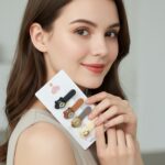 Cute Bear Face Decorative Hair Clips Set (4 Pc) - Image 3