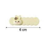Cute Bunny Cartoon Decorative Hair Clips Set (4 Pc) - Image 6