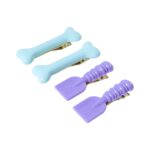 Cute Cartoon Hair Clip Set (4 Pc) - Image 5