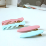 Pastel Comb-Style Hair Clip Set (4 Pc) - Image 7