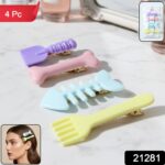 Cute Food Shape Hair Clip Set (4 Pc) - Image 2