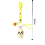 Cute Cartoon Bunny Silicone Keychain with Decorative Strap (1 Pc) - Image 6