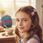 Cute Mini Fork Shaped Hair Clips Set for Girls and Women (4 Pc) - Image 5