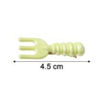 Cute Mini Fork Shaped Hair Clips Set for Girls and Women (4 Pc) - Image 6