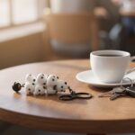 Cute Cartoon Cloud Stack Keychain with Bell (1 Pc , Mix Color) - Image 6