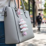 Cute Cartoon Cloud Stack Keychain with Bell (1 Pc , Mix Color) - Image 3