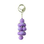 Cute Cartoon Cloud Stack Keychain with Bell (1 Pc , Mix Color) - Image 4