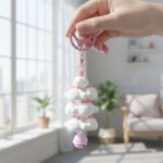 Cute Cartoon Cloud Stack Keychain with Bell (1 Pc , Mix Color) - Image 7