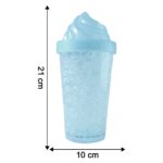 Cute Ice Cream Swirl Design Tumbler Sipper Bottle (500 ML, 1 Pc) - Image 6