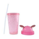 Cute Bunny Ear Design  Tumbler Sipper Bottle (500 ML, 1 Pc) - Image 5