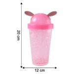 Cute Bunny Ear Design  Tumbler Sipper Bottle (500 ML, 1 Pc) - Image 6