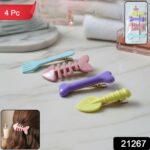 Cute Cartoon Shape Hair Clips (4 Pc) - Image 2
