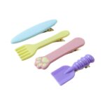 Cute Multi Design Hair Clips (4 Pc) - Image 4
