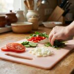 Plastic Chopping Board with Handle (30x20 Cm) - Image 4