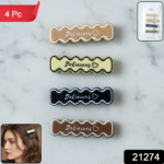 Elegant Design Hair Clips (4 Pc) - Image 2