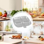 Plastic Kitchen Trays for Serving (4 Compartment / 1 Pc) - Image 12