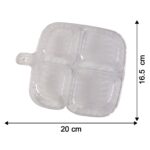 Plastic Kitchen Trays for Serving (4 Compartment / 1 Pc) - Image 11