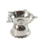 Stainless Steel Sunflower Design Diya Stand (Small Size / 1 Pc) - Image 6