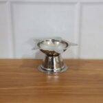 Stainless Steel Sunflower Design Diya Stand (Big Size) (1 Pc) - Image 8