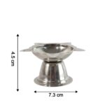 Stainless Steel Sunflower Design Diya Stand (Big Size) (1 Pc) - Image 6