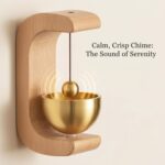 Zen Bell for Meditation with Wooden Stand (1 Pc) - Image 7