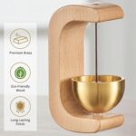 Zen Bell for Meditation with Wooden Stand (1 Pc) - Image 9