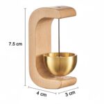 Zen Bell for Meditation with Wooden Stand (1 Pc) - Image 6