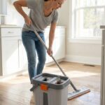 Small Size Multipurpose Flat Mop Cleaning Bucket Set - Image 4