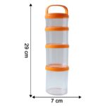 4-in-1 Stackable Dry Fruit Storage Container (1 Set) - Image 6