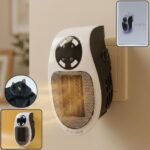 Compact 500W Portable Wall Plug Room Heater