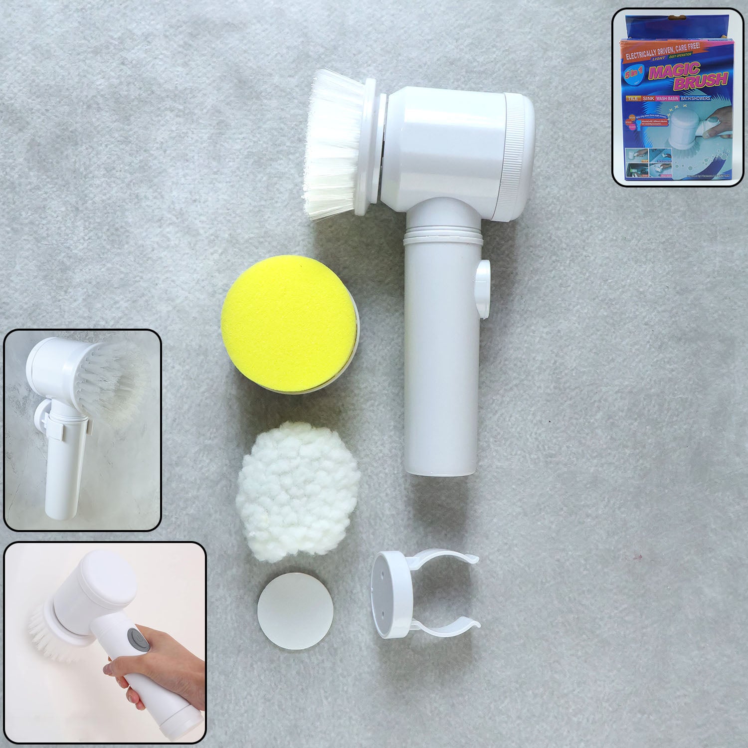 ElectricSpinScrubber-WOSKU-01.jpg 5 in 1 electric cleaning spin brush with multiple replaceable heads
