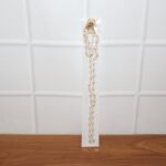 Elegant Pearl Beaded Necklace with Gold-Tone Link Detailing (1 Pc) - Image 7