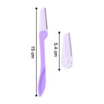 Eyebrow facial hair razor with 3 Replaceable Blades - Image 6