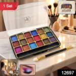 Premium 18-Color Shimmer Eyeshadow Palette (12 GM / 1 Pc) - Image 2