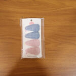 Textured Fabric Snap Hair Clips Set (4 Pc) - Image 9