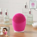 Premium silicone electric facial cleansing brush