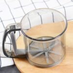 Plastic Flour Sieve Cup with Handle and Fine Mesh Filter for Kitchen Baking - Image 7