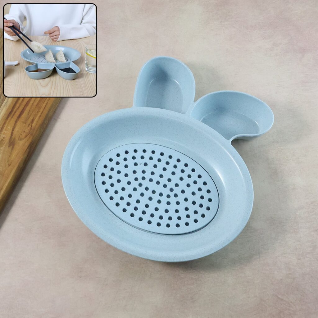 Multi-Purpose Dumpling and Snack Serving Plate