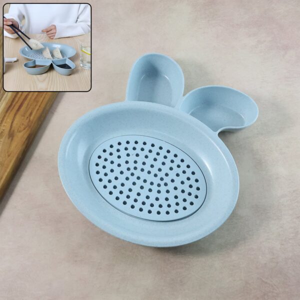 Multi-Purpose Dumpling and Snack Serving Plate