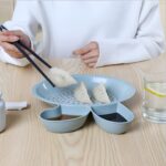 Multi-Purpose Dumpling & Snack Serving Plate (1 Pc) - Image 3