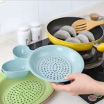 Multi-Purpose Dumpling & Snack Serving Plate (1 Pc) - Image 8