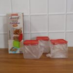 3 Piece Airtight Food Storage Container Set (1 Set / 350 ML) - Image 8