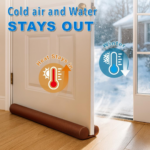 Twin Door Draft Stopper / Guard Protector for Doors and Windows - Image 3