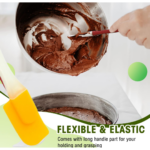 Silicone Cooking Spatula for Baking (1 Pc / 18 Cm)