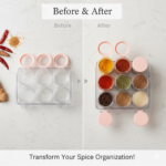 Plastic Spice Jars (6 pcs, 14x22x8cm, Multicolour) - Image 4