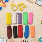 Frisky Dough Modelling Clay Set – 12 Multicolor Dough Sticks with Shape Cutters - Image 3